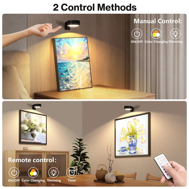 3-Pack Magnetic Picture Lights